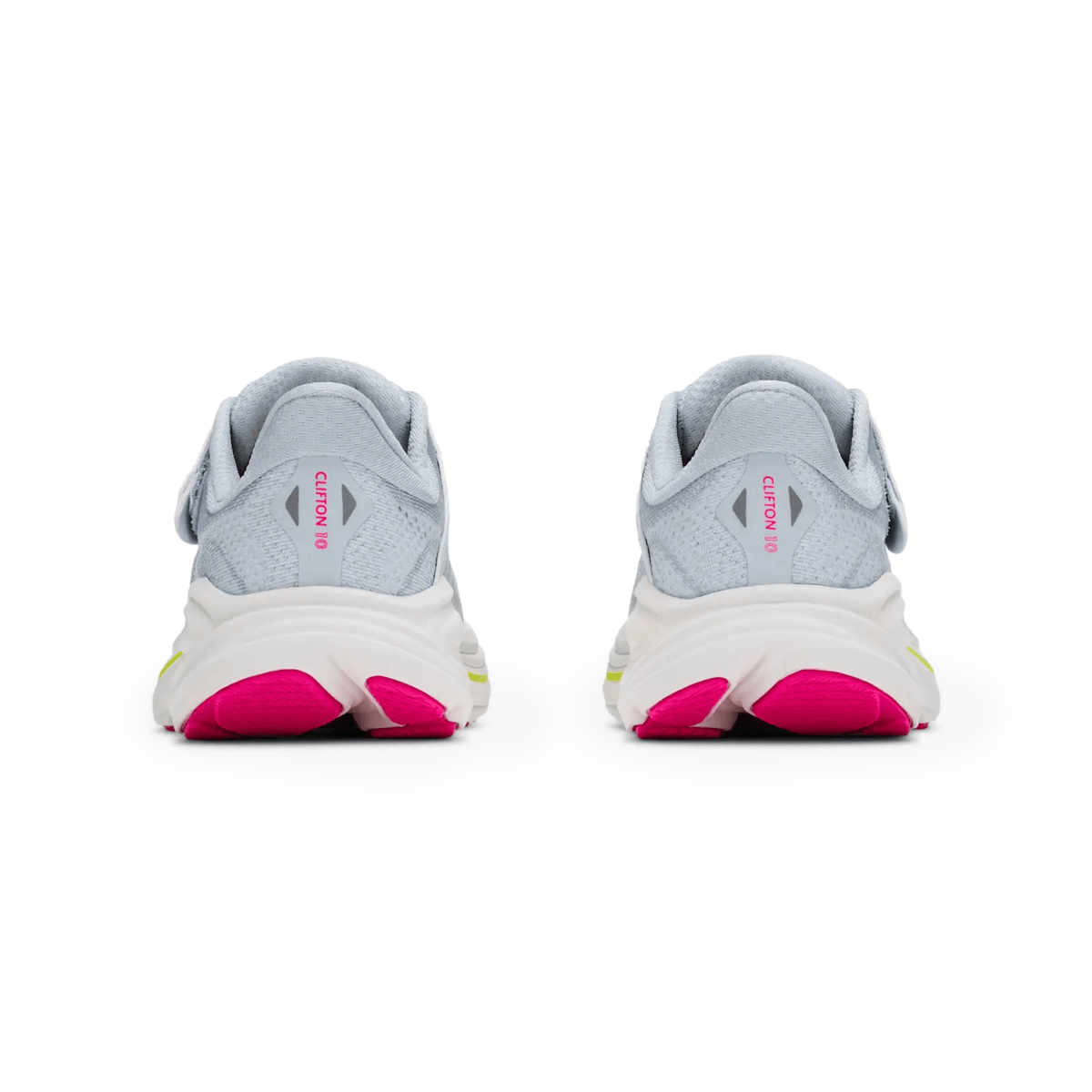 Hoka One One Kids (Preschool) Clifton 10 Overcast/Neon Dragonfruit - 1110625 - Tip Top Shoes of New York