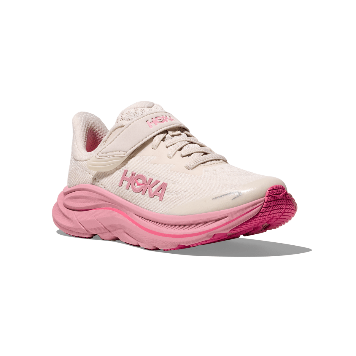 Hoka One One Kid's (Preschool) Clifton 10 Rose Cream/Dried Rose - 1098791 - Tip Top Shoes of New York