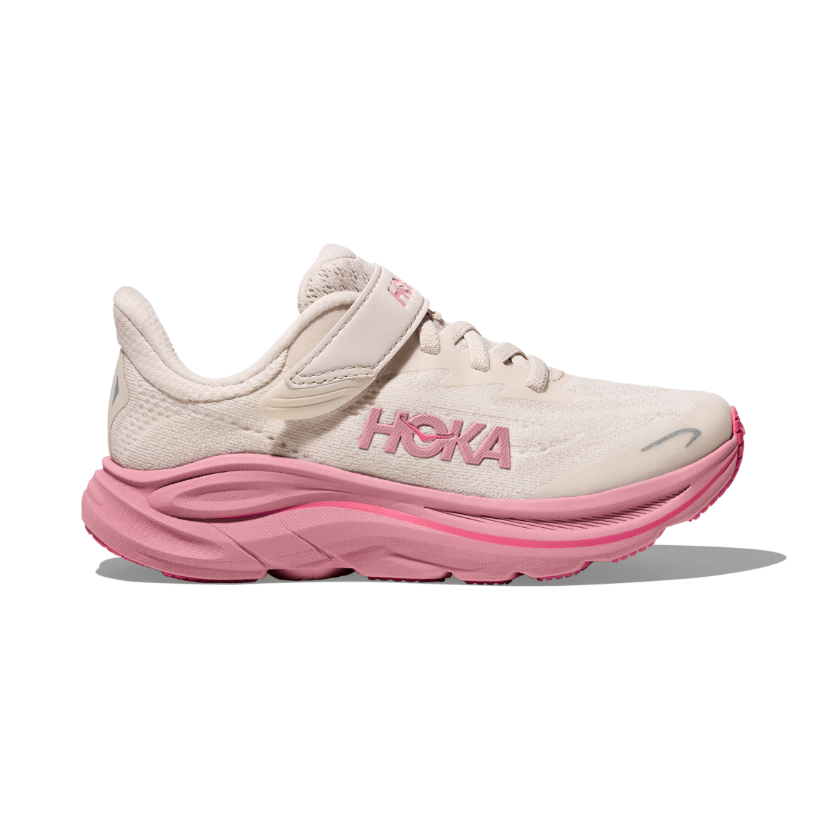 Hoka One One Kid's (Preschool) Clifton 10 Rose Cream/Dried Rose - 1098791 - Tip Top Shoes of New York