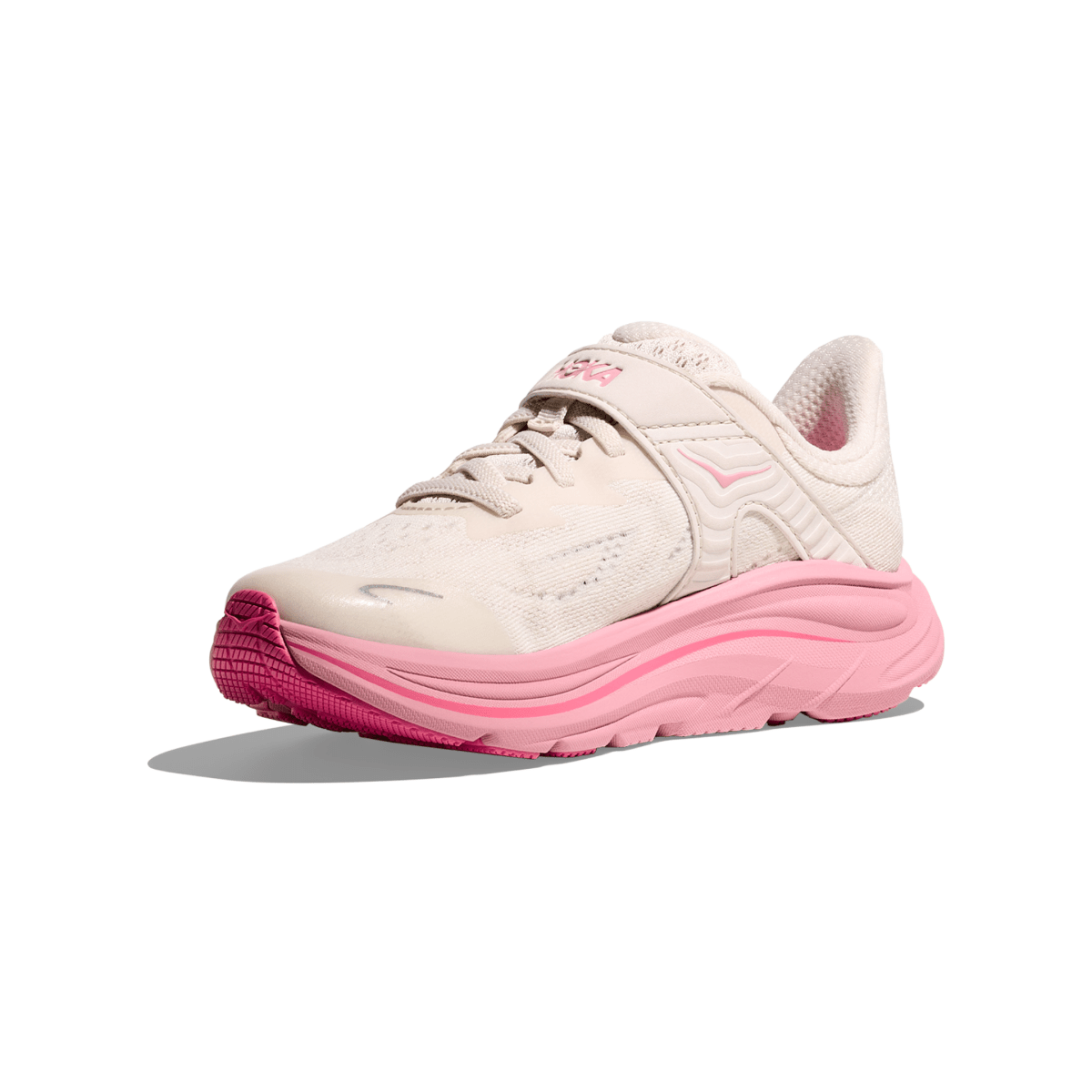 Hoka One One Kid's (Preschool) Clifton 10 Rose Cream/Dried Rose - 1098791 - Tip Top Shoes of New York