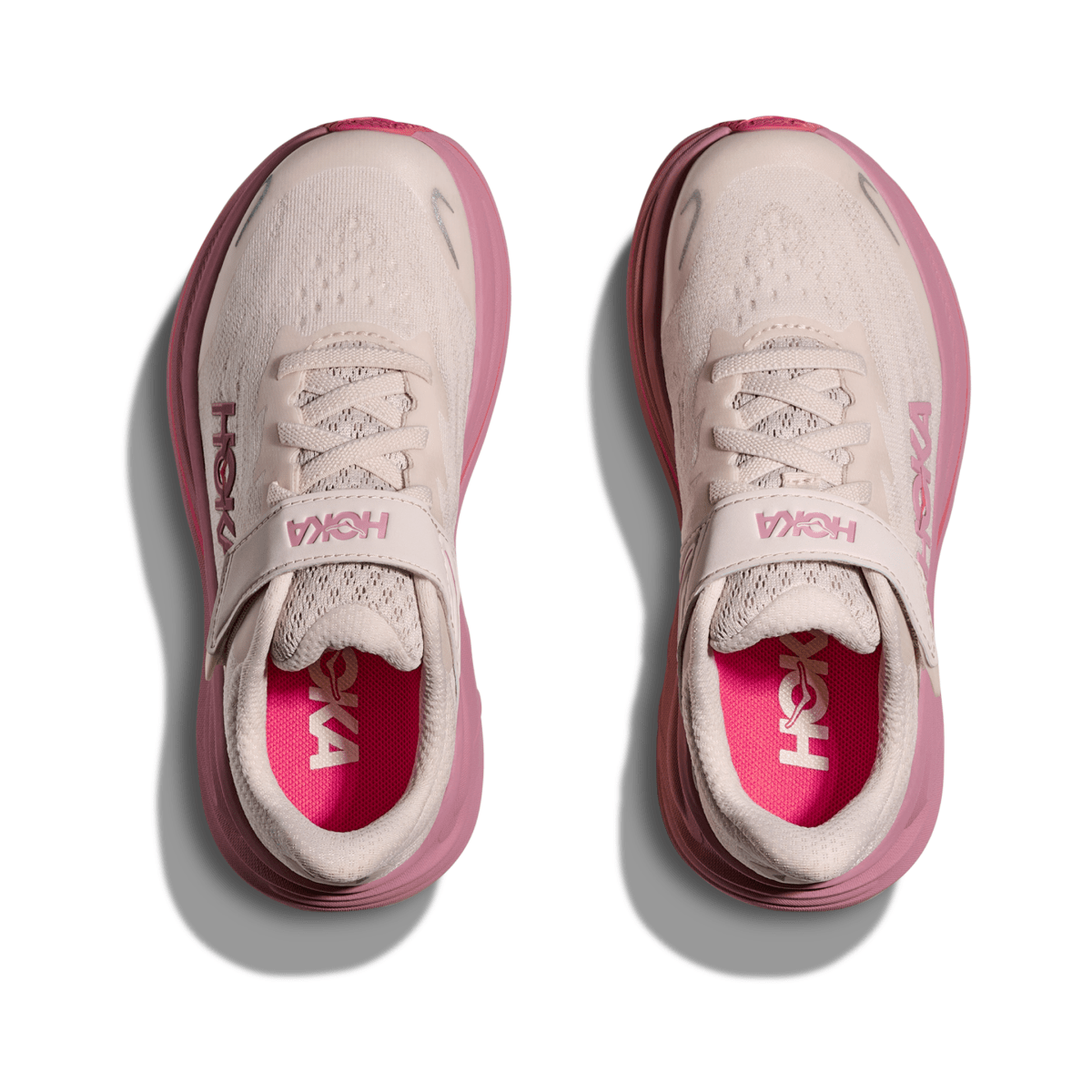 Hoka One One Kid's (Preschool) Clifton 10 Rose Cream/Dried Rose - 1098791 - Tip Top Shoes of New York