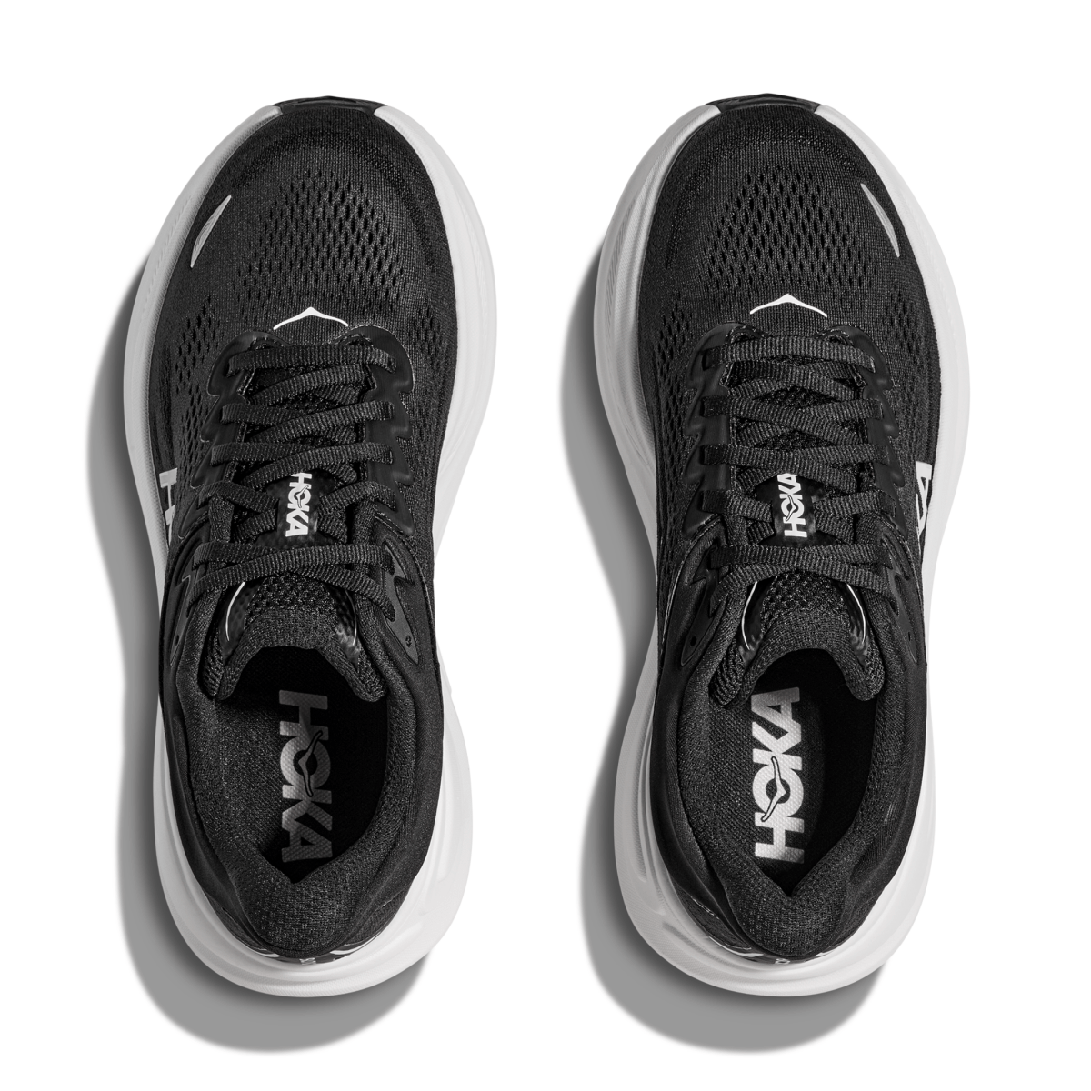 Hoka One One Men's Bondi 9 Black/White - 10056137 - Tip Top Shoes of New York