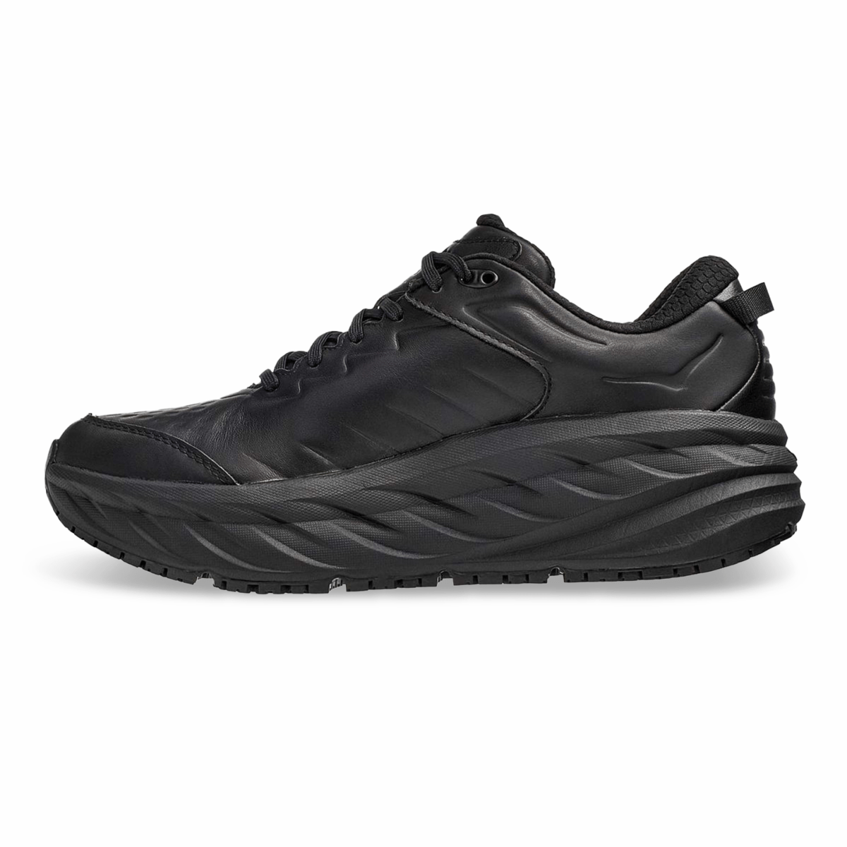 Hoka One One Men's Bondi SR Black Leather - 7731271 - Tip Top Shoes of New York