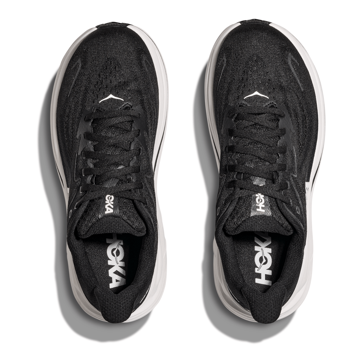 Hoka One One Men's Clifton 10 Black/White - 10056470 - Tip Top Shoes of New York