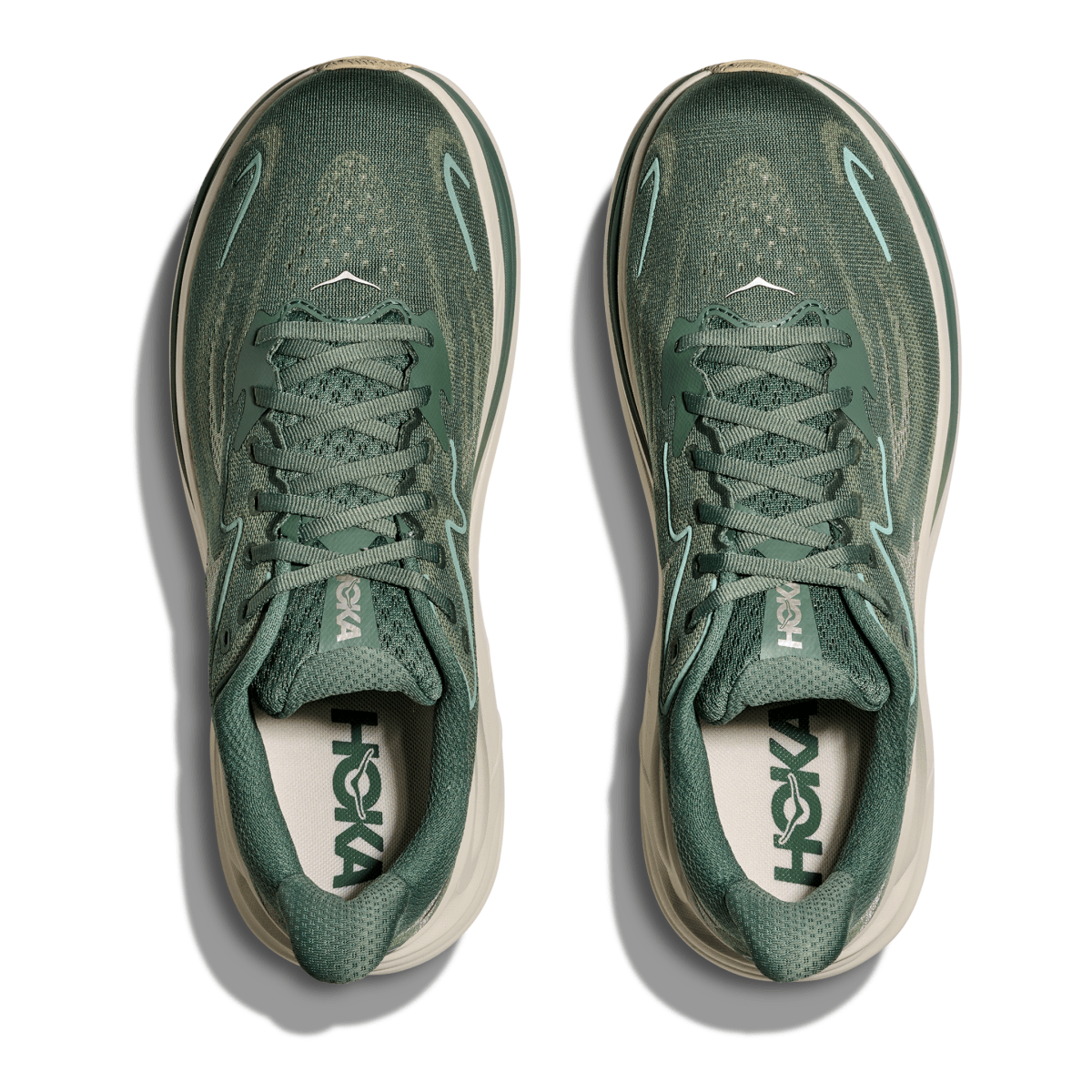 Hoka One One Men's Clifton 10 Fern/Truffle Salt - 10065160 - Tip Top Shoes of New York