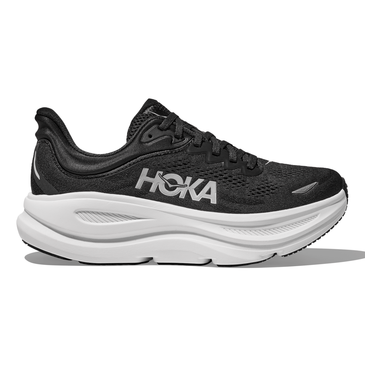 Hoka One One Women's Bondi 9 Black/White - 10055966 - Tip Top Shoes of New York