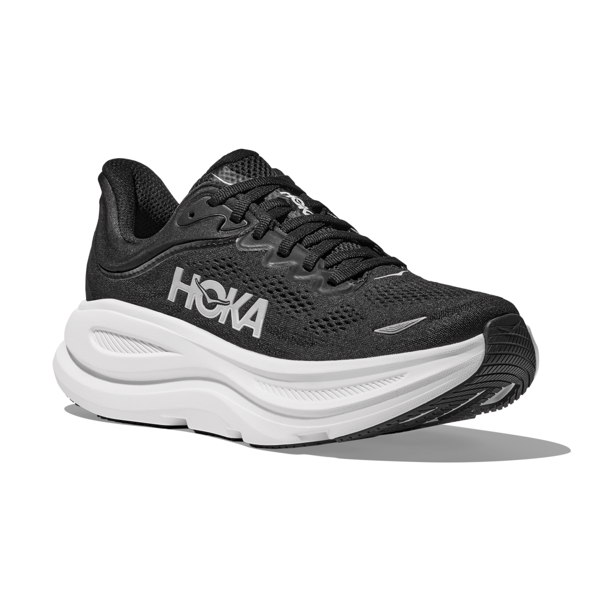 Hoka One One Women's Bondi 9 Black/White - 10055966 - Tip Top Shoes of New York