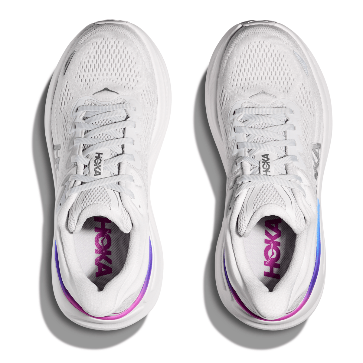 Hoka One One Women's Bondi 9 Cosmic Grey/White - 10056026 - Tip Top Shoes of New York