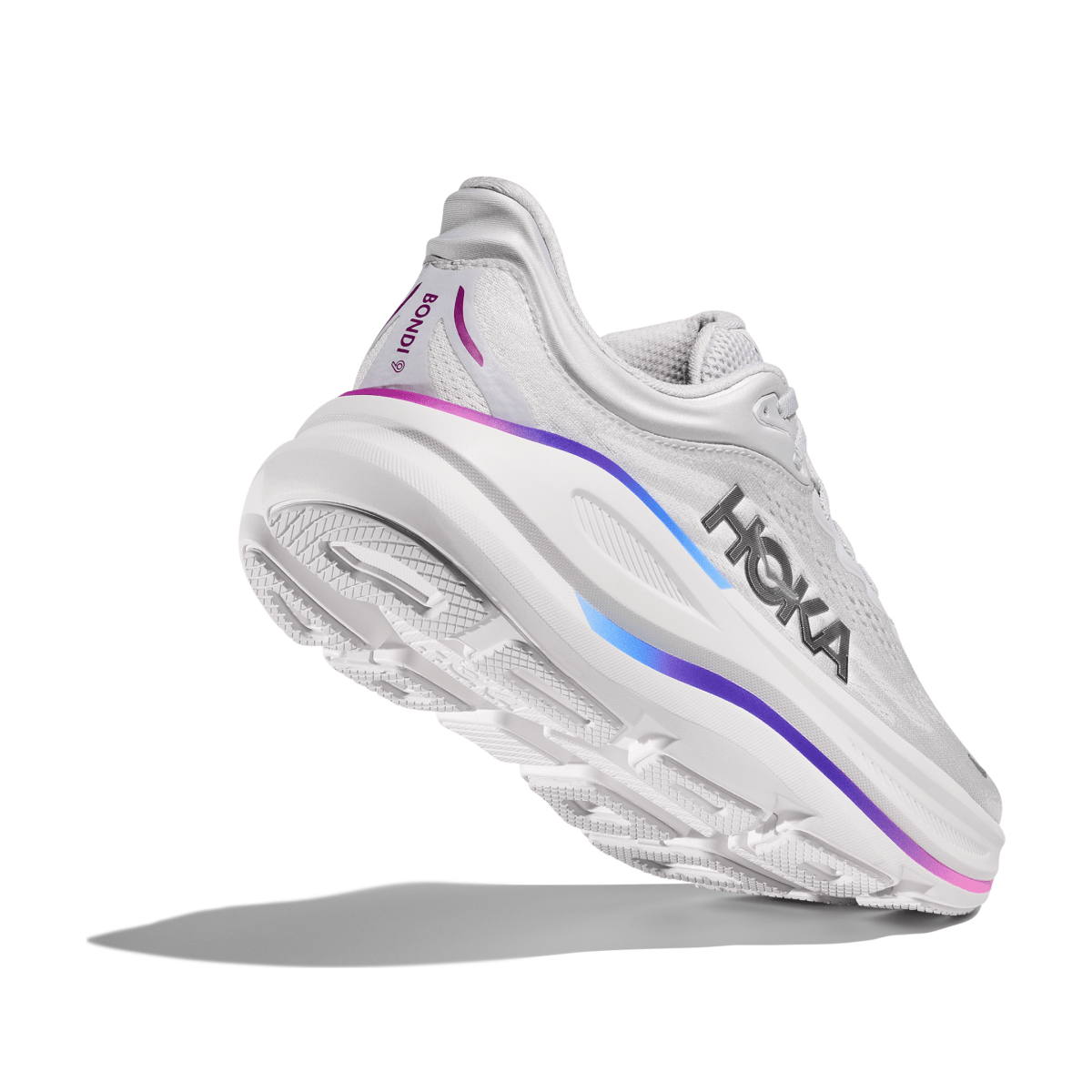 Hoka One One Women's Bondi 9 Cosmic Grey/White - 10056026 - Tip Top Shoes of New York