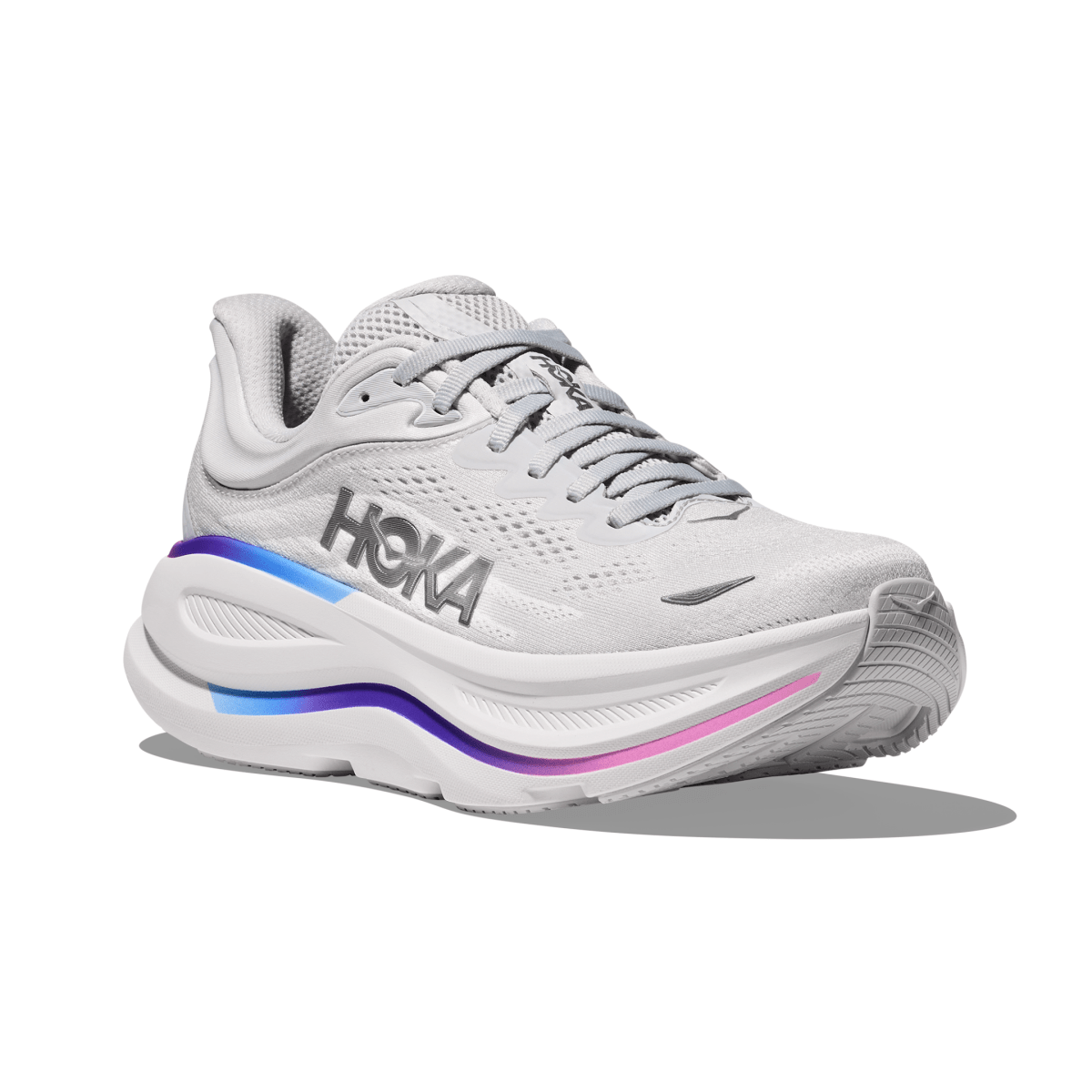 Hoka One One Women's Bondi 9 Cosmic Grey/White - 10056026 - Tip Top Shoes of New York