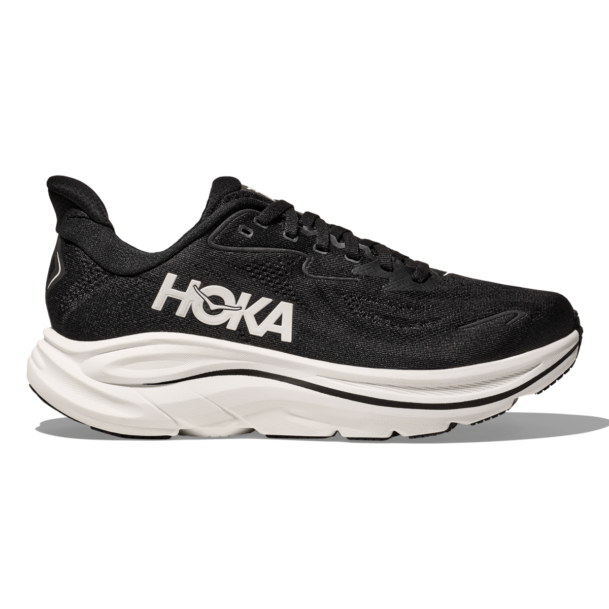 Hoka One One Women's Clifton 10 Black/White - 10056384 - Tip Top Shoes of New York