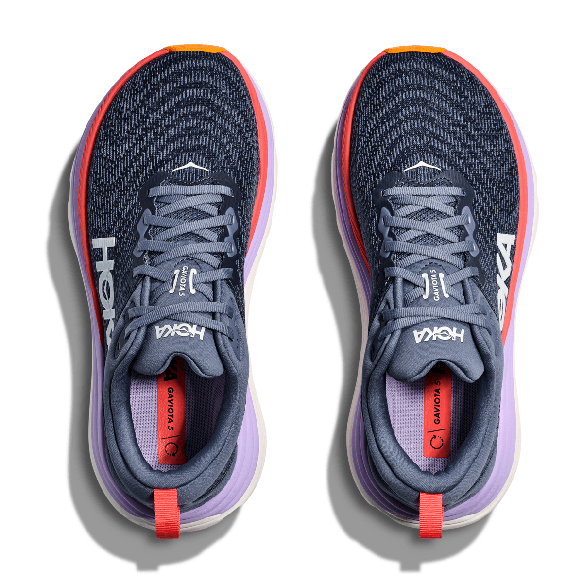 Hoka One One Women's Gaviota 5 Anchor/Grapefruit - 10056241 - Tip Top Shoes of New York