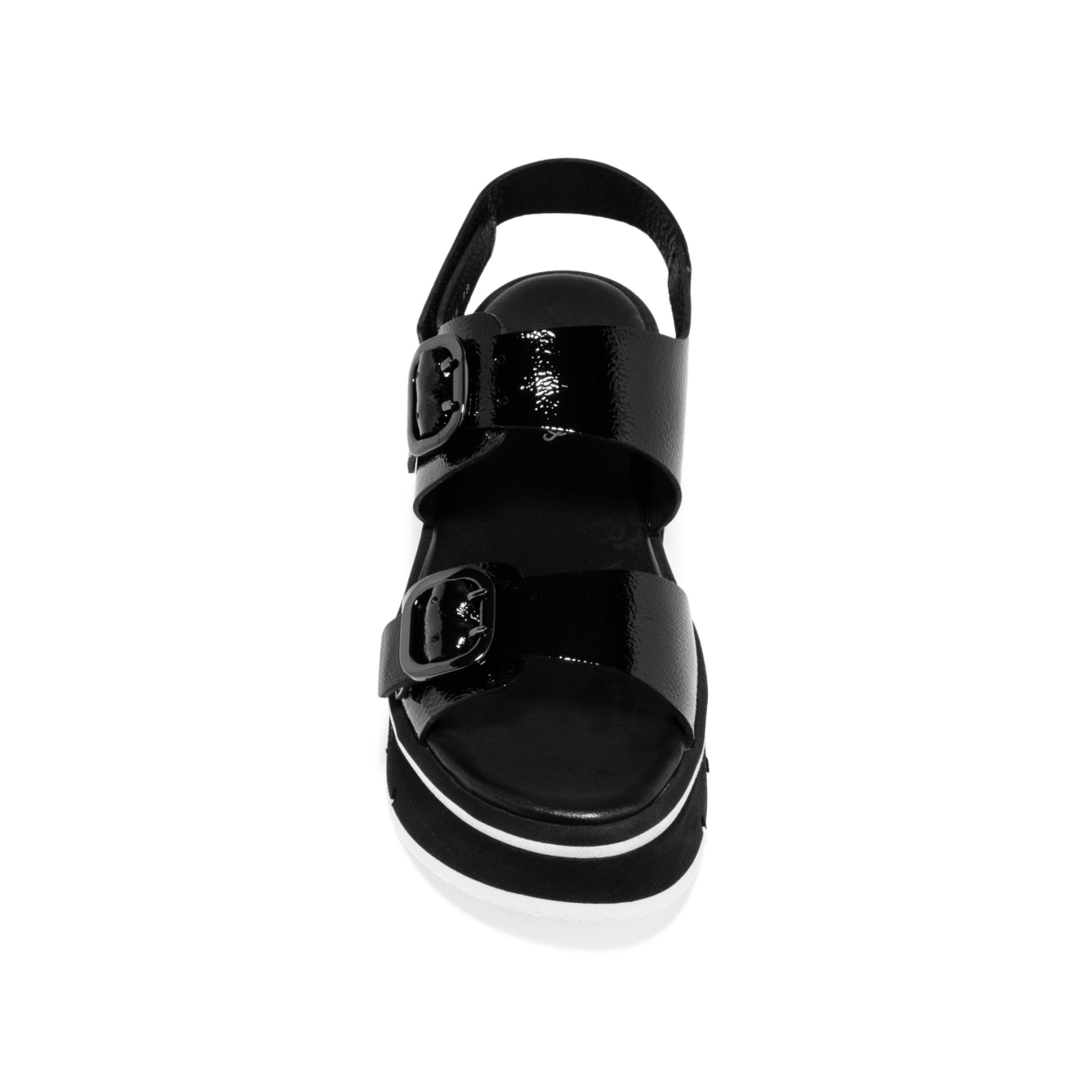 Homers Women's Lucia Reverse Vernice Black Patent Leather - 9031216 - Tip Top Shoes of New York