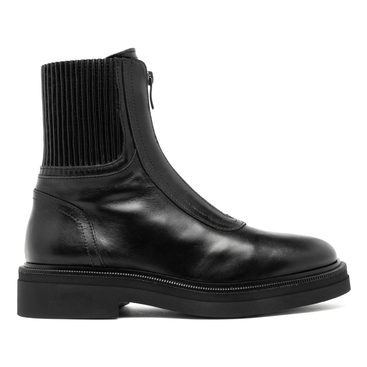 Homers Women's Siena Foulard Black Leather - 9035003 - Tip Top Shoes of New York