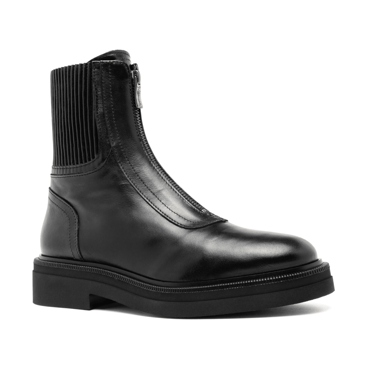 Homers Women's Siena Foulard Black Leather - 9035003 - Tip Top Shoes of New York