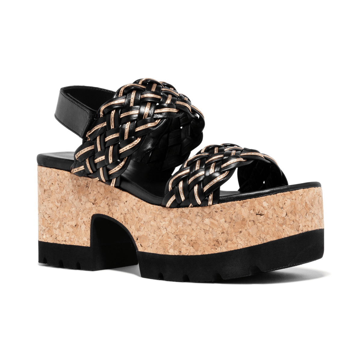 Homers Women's Venice Trenza Chunky Black/Beige - 9031232 - Tip Top Shoes of New York