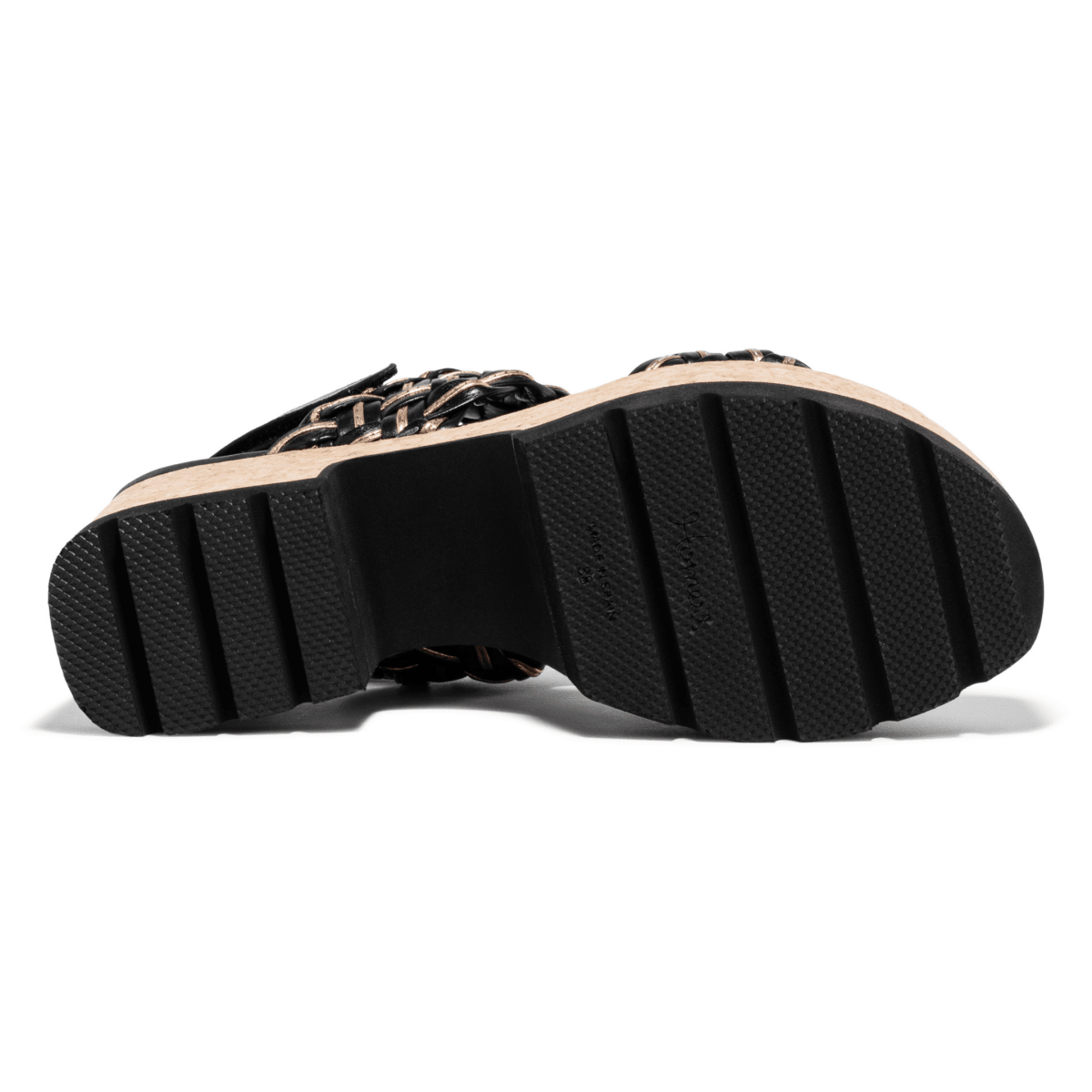 Homers Women's Venice Trenza Chunky Black/Beige - 9031232 - Tip Top Shoes of New York