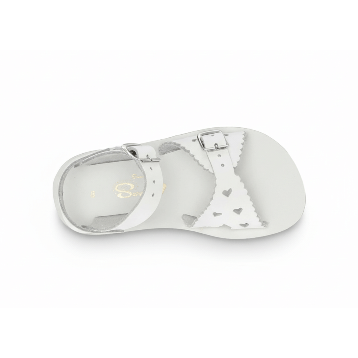 Hoy Shoe Co. Toddlers' Salt Water Sun - San Sweetheart White - 407080202018 - Tip Top Shoes of New York