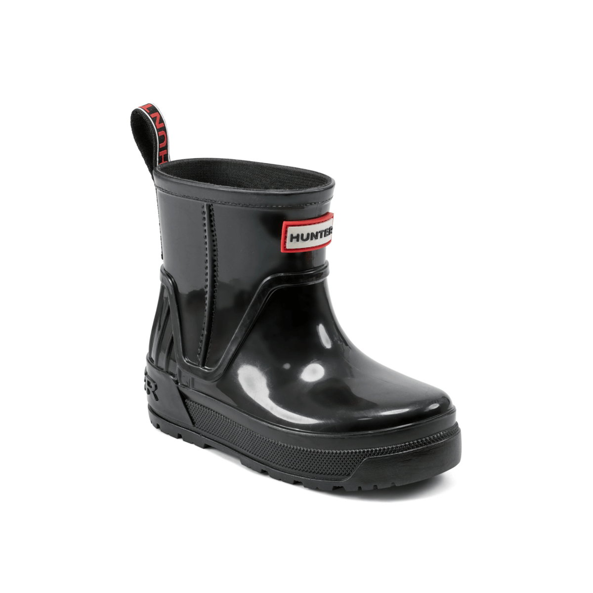 Hunter Kids' Grace Black Patent Waterproof - 1107643 - Tip Top Shoes of New York