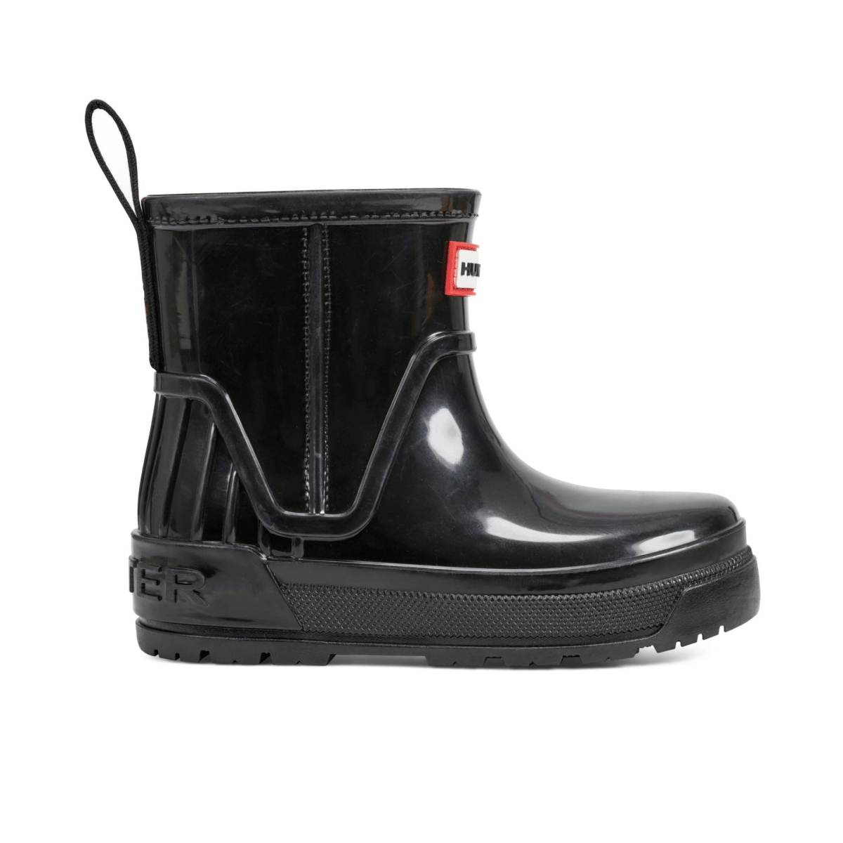 Hunter Kids' Grace Black Patent Waterproof - 1107643 - Tip Top Shoes of New York