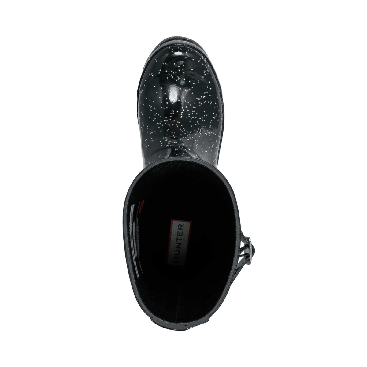Hunter Kids Original Giant Glitter Rain Boots Black Waterproof - 1116659 - Tip Top Shoes of New York