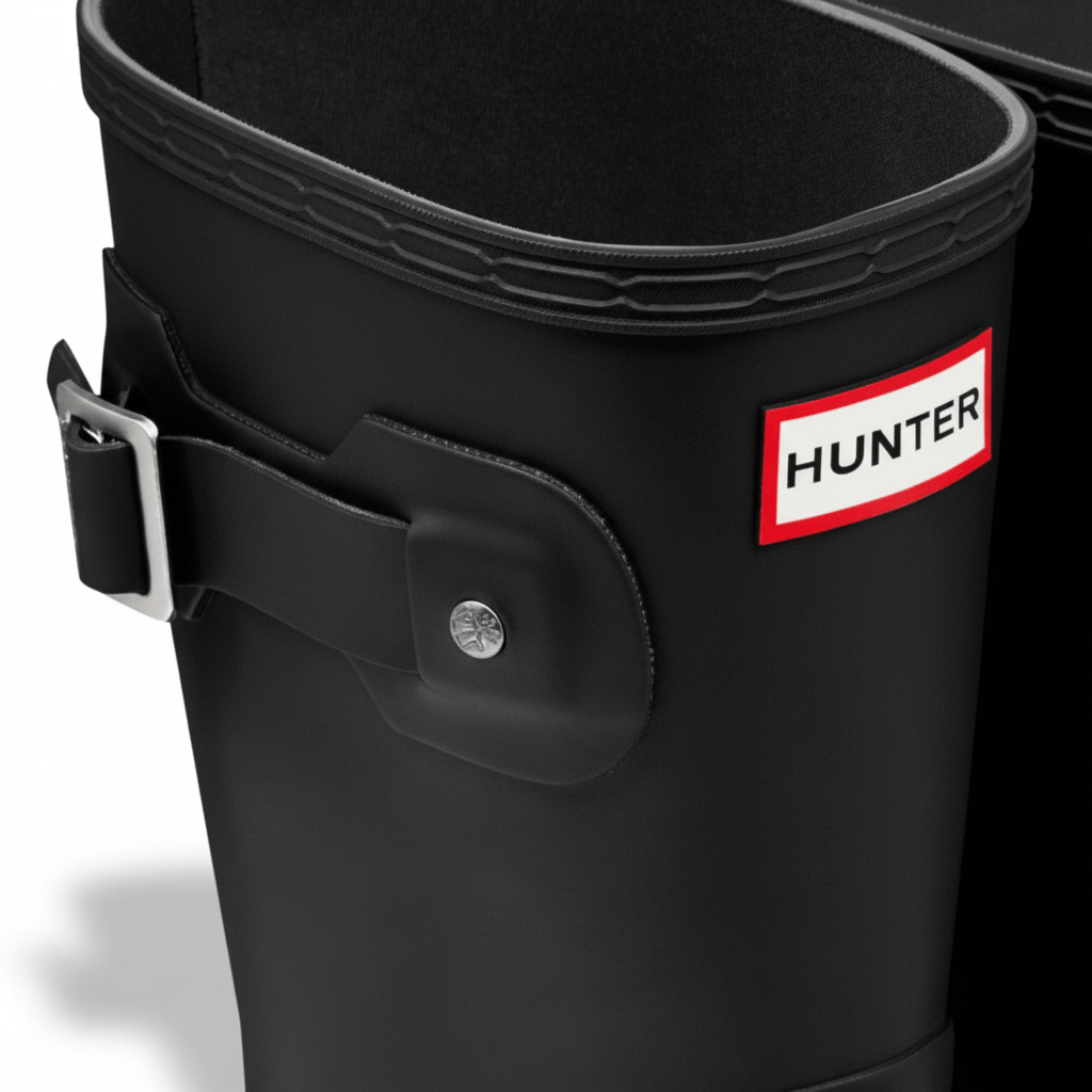 Hunter Men's Original Short Rain Boots Black - 404868303011 - Tip Top Shoes of New York