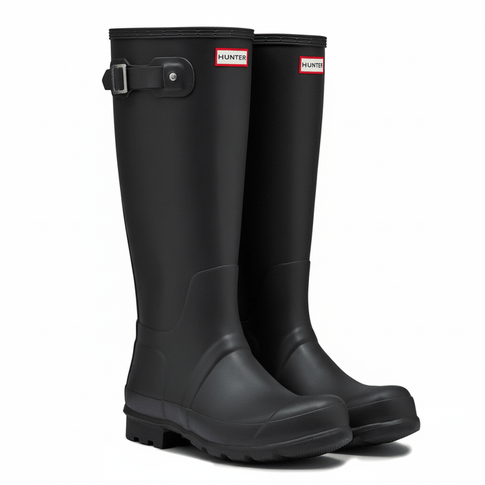 Hunter Men's Original Tall Rain Boots Black - Tip Top Shoes Hunter Men's Original Tall Rain Boots Black - Tip Top Shoes