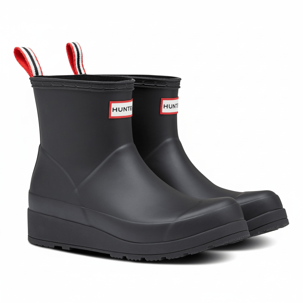 Hunter Women's Original Play Short Rain Boots Black - 864758 - Tip Top Shoes of New York