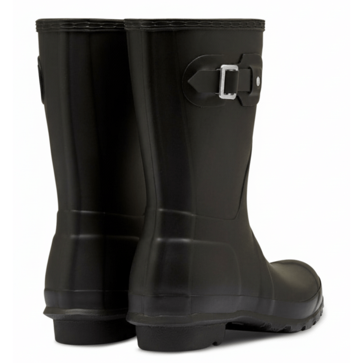 Hunter Women's Original Short Rain Boots Black - 405108303013 - Tip Top Shoes of New York