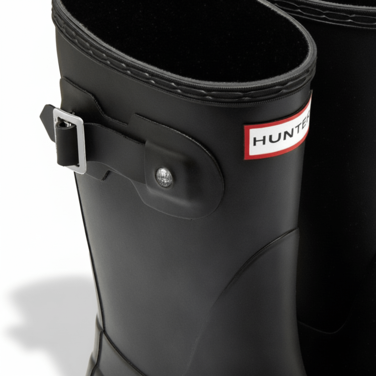 Hunter Women's Original Short Rain Boots Black - 405108303013 - Tip Top Shoes of New York