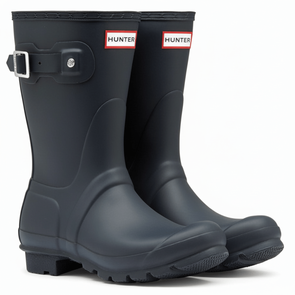 Hunter Women's Original Short Rain Boots Navy - 405108003012 - Tip Top Shoes of New York