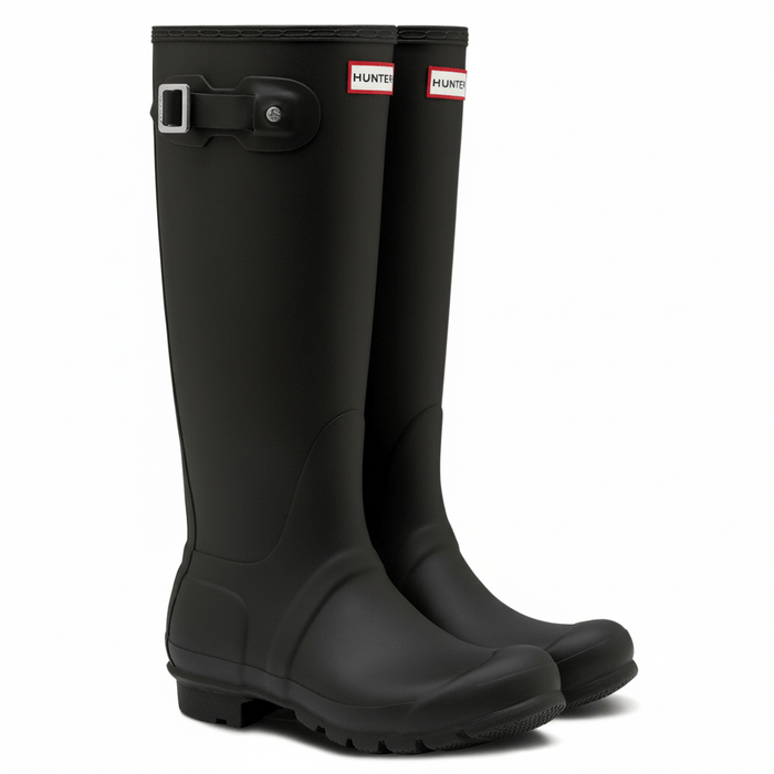 専用 HUNTER Rain boots black shoes 38 Hunter Women's Original Tall Rain Boots Black - Tip Top