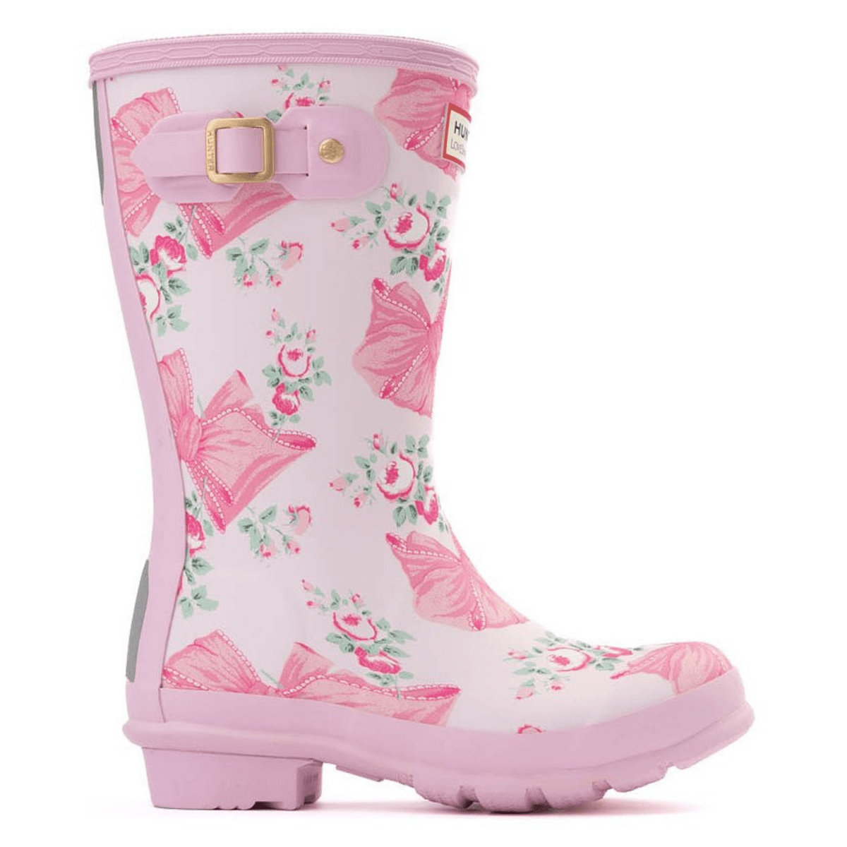 Hunter x LoveShackFancy Girl's Original Rose Beaux Mint Pink - 1101214 - Tip Top Shoes of New York