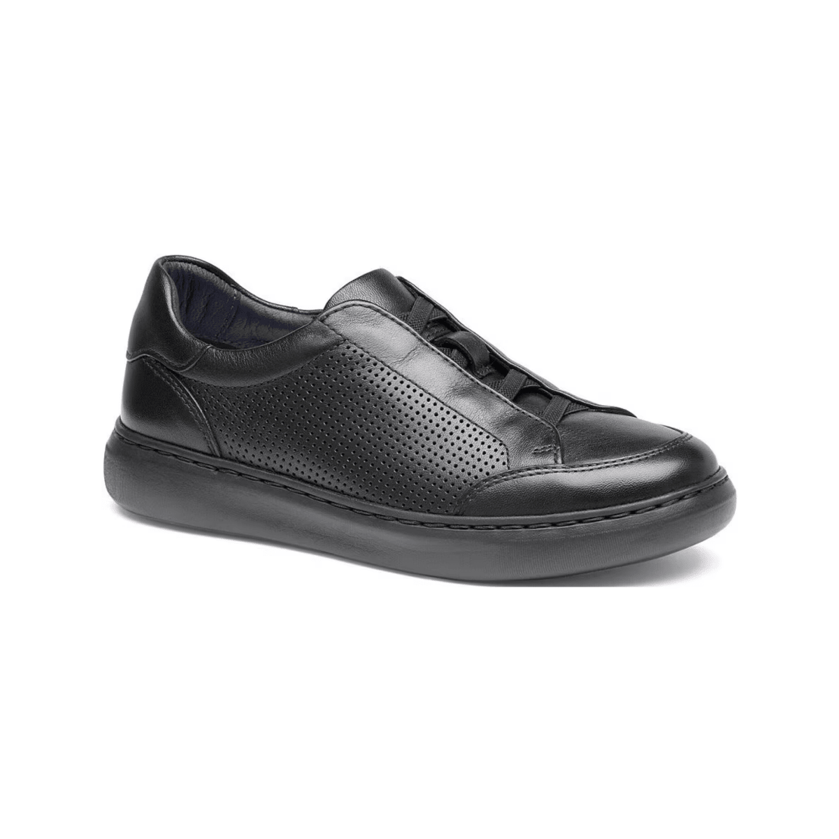 Johnston & Murphy Boys Anders Black Leather - 1116005 - Tip Top Shoes of New York