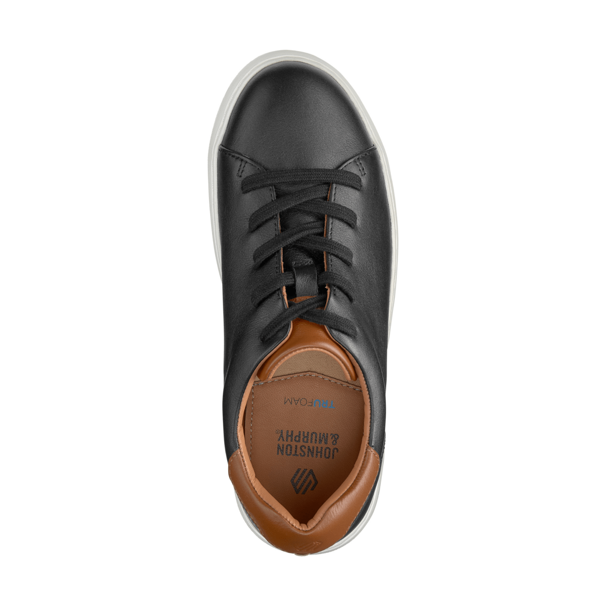 Johnston & Murphy Boy's Anders Lace - to - Toe Black/Tan Leather - 1099733 - Tip Top Shoes of New York