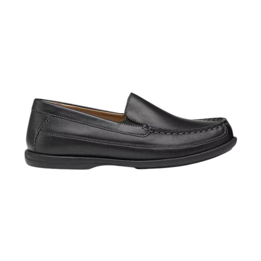 Johnston & Murphy Boy's (Grade School) Locklin Venetian Black Leather - 1091601 - Tip Top Shoes of New York