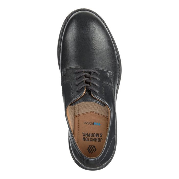 Johnston & Murphy Boy's Upton Plain Toe Black - 1091568 - Tip Top Shoes of New York