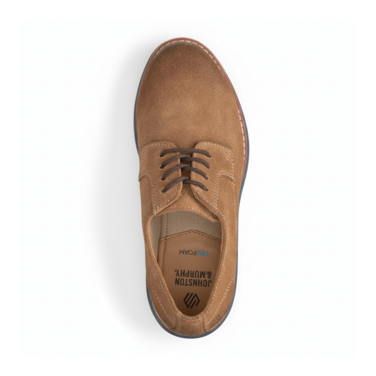 Johnston & Murphy Boy's Upton Plain Toe Snuff Suede - 1091579 - Tip Top Shoes of New York