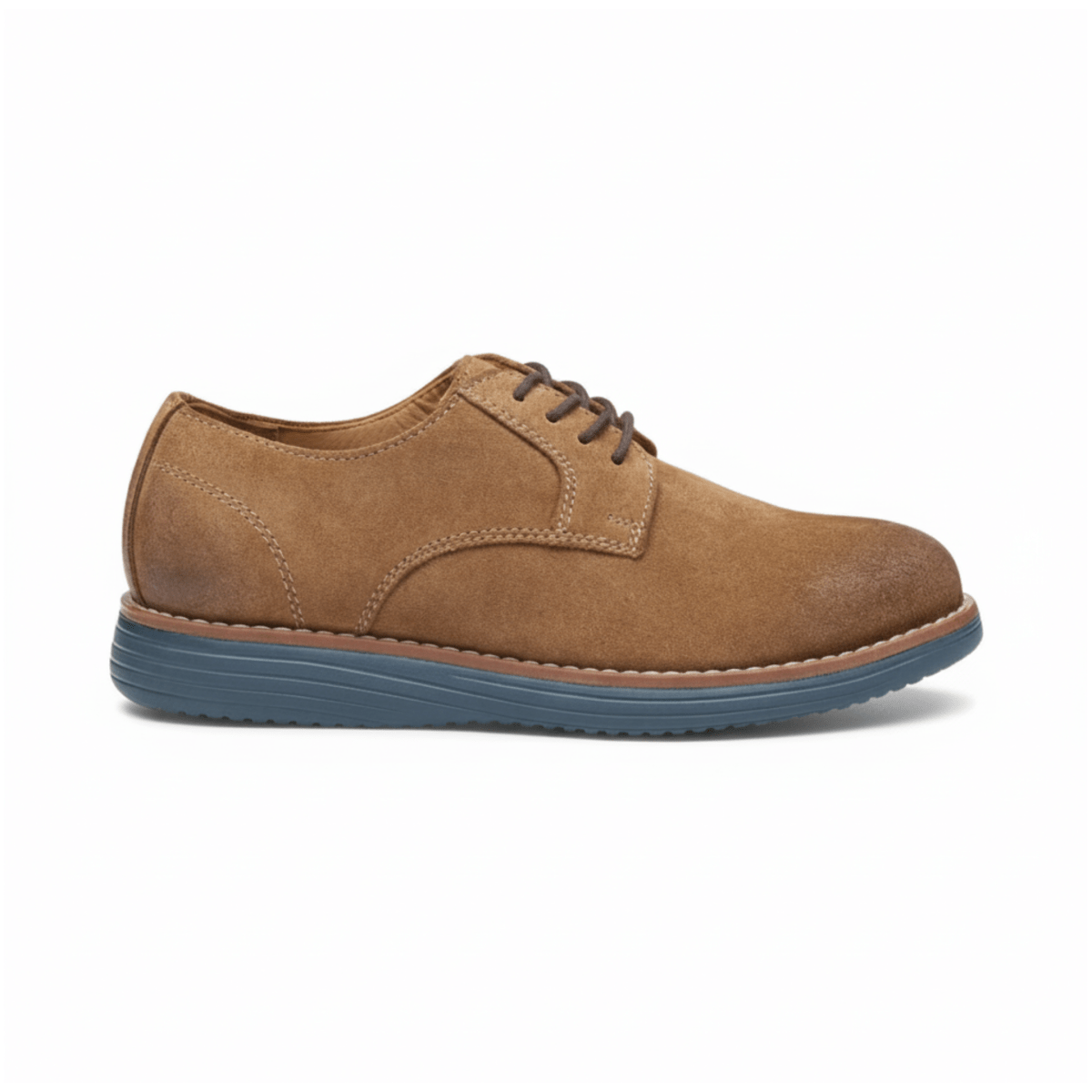 Johnston & Murphy Boy's Upton Plain Toe Snuff Suede - 1091579 - Tip Top Shoes of New York