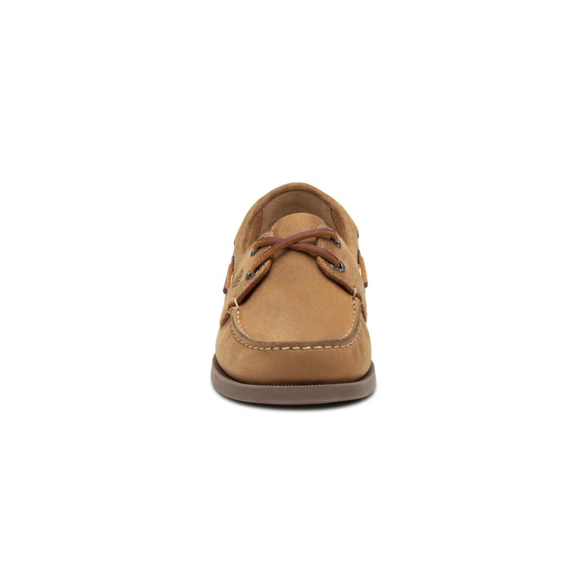Johnston & Murphy Boys Zeke Boat Shoe Tan Leather - 1111229 - Tip Top Shoes of New York