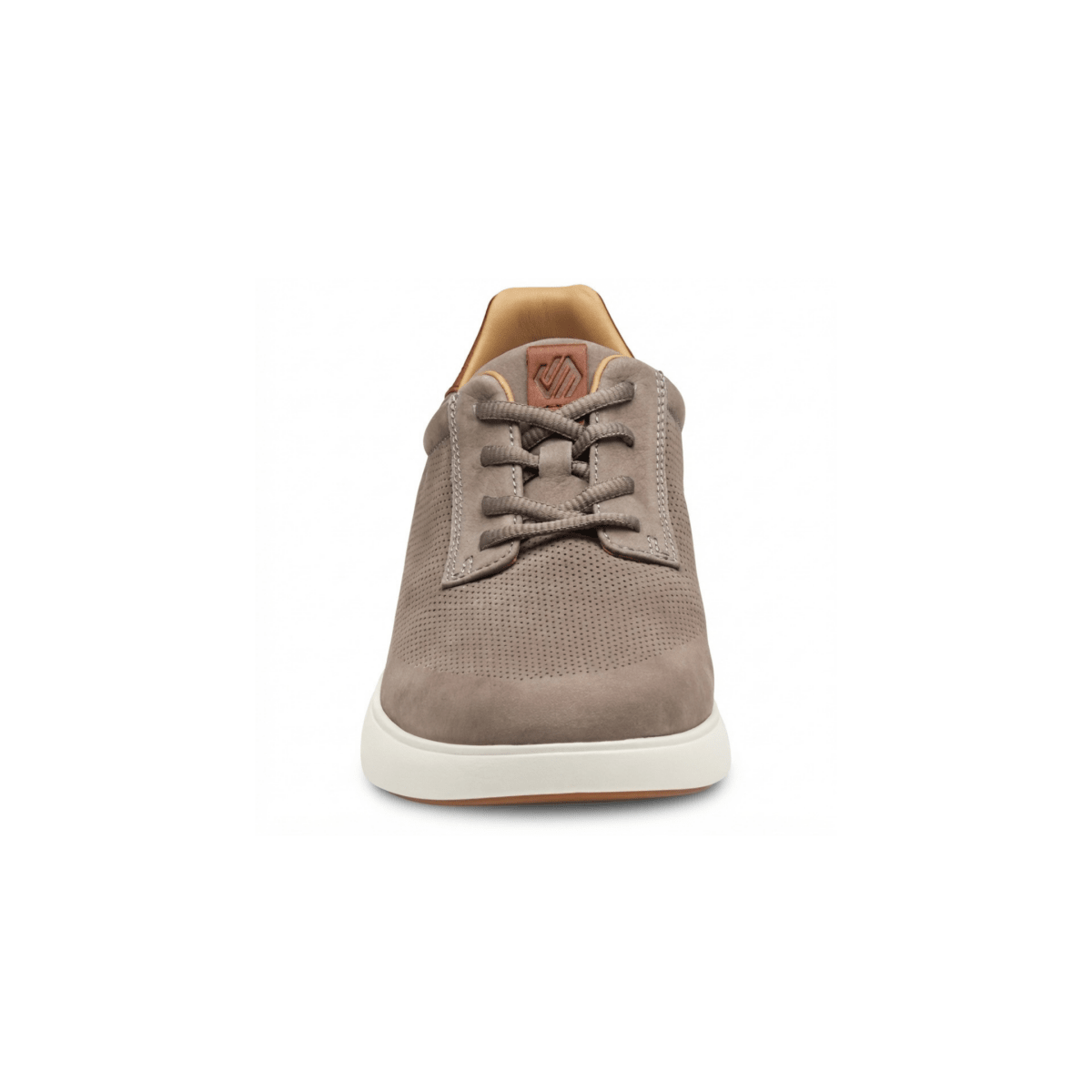Johnston & Murphy Men's Ackerson Ackerson Perfed Plain Toe Grey Nubuck - 9036820 - Tip Top Shoes of New York