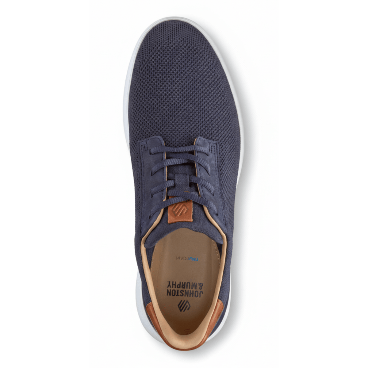 Johnston & Murphy Men's Ackerson Knit Plain Toe Navy - 9030947 - Tip Top Shoes of New York
