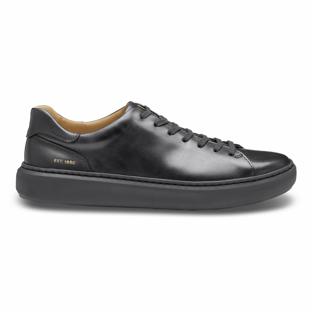 Johnston & Murphy Men's Anders Lace - To - Toe All Black Full Grain Leather - 9025678 - Tip Top Shoes of New York
