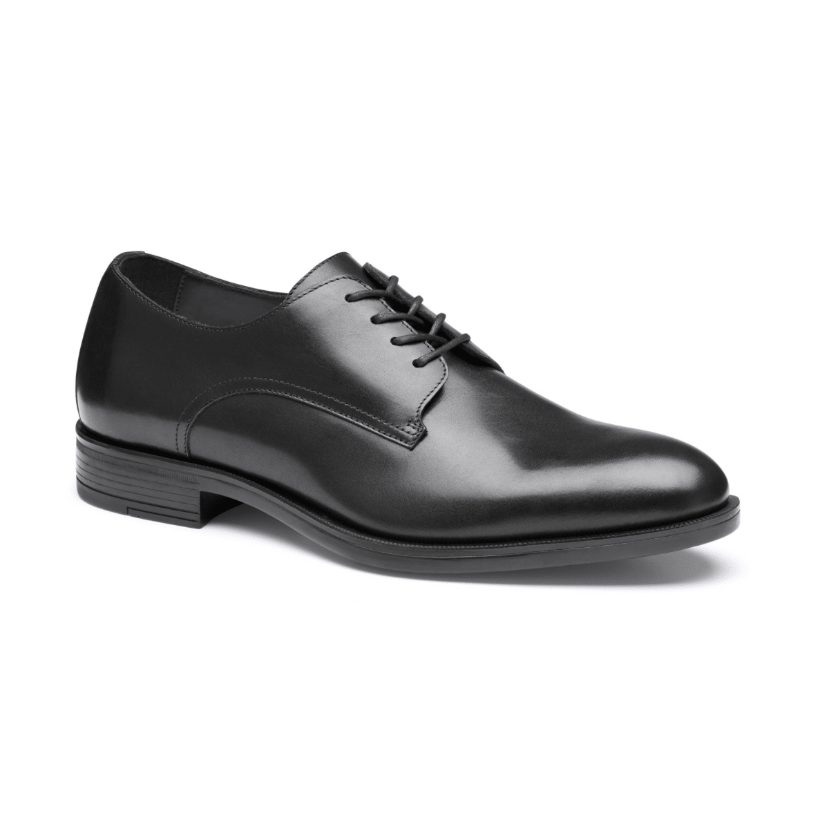 Johnston & Murphy Men's Conlin Plain Toe Black Leather - 11044019 - Tip Top Shoes of New York