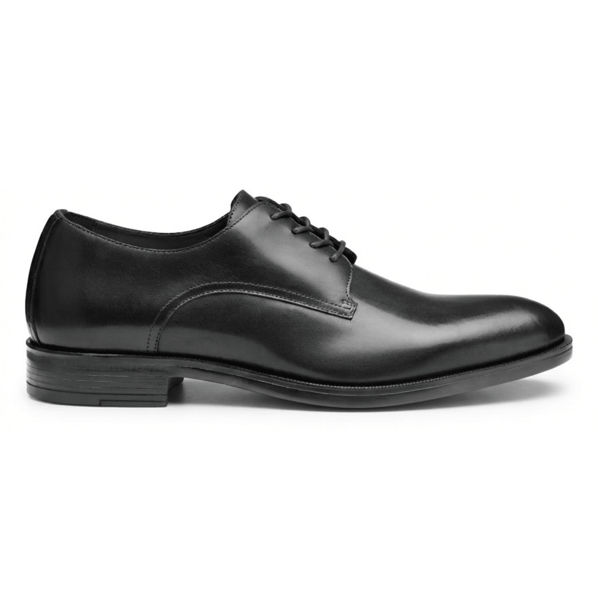 Johnston & Murphy Men's Conlin Plain Toe Black Leather - 11044019 - Tip Top Shoes of New York