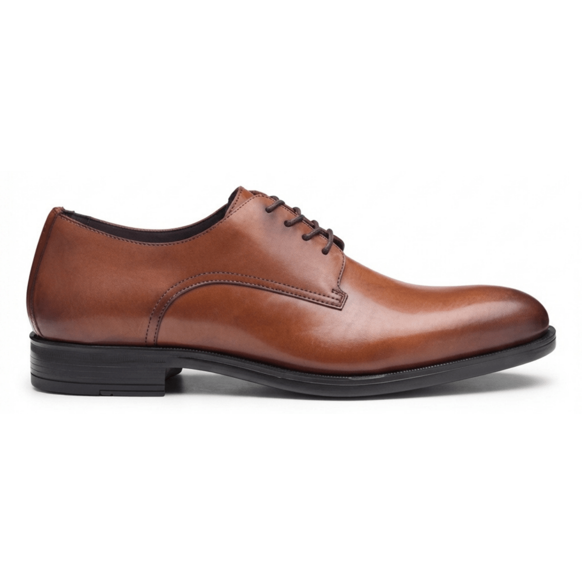 Johnston & Murphy Men's Conlin Plain Toe Tan Leather - 9036054 - Tip Top Shoes of New York