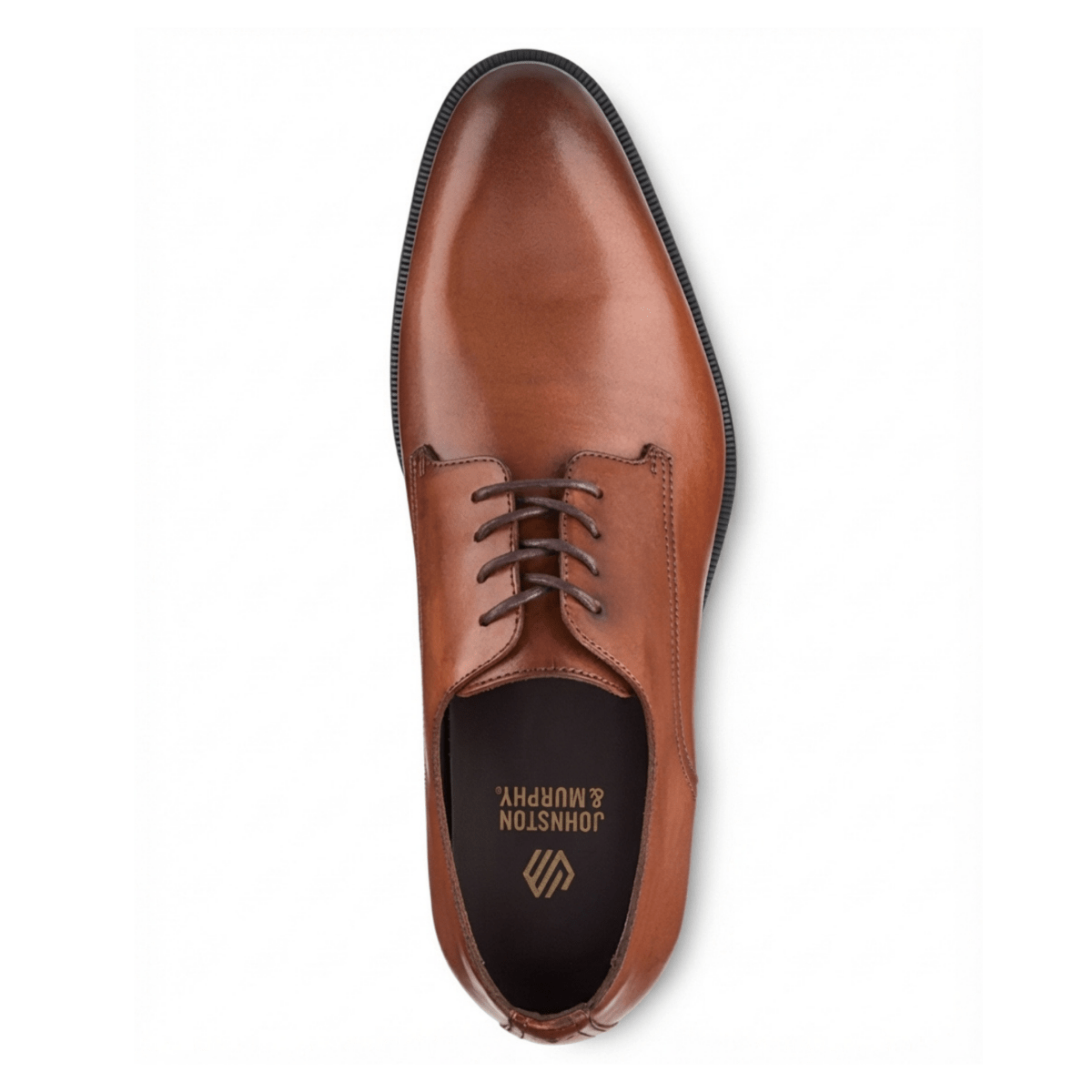 Johnston & Murphy Men's Conlin Plain Toe Tan Leather - 9036054 - Tip Top Shoes of New York