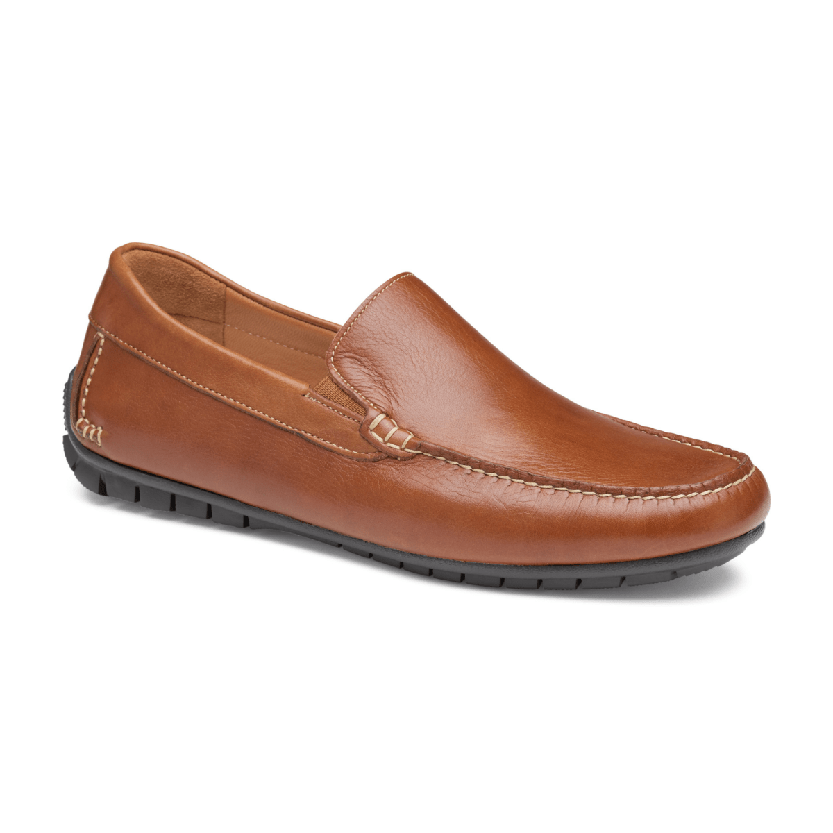 Johnston & Murphy Men's Cort Moc Venetian Tan Full Grain Leather - 9023921 - Tip Top Shoes of New York
