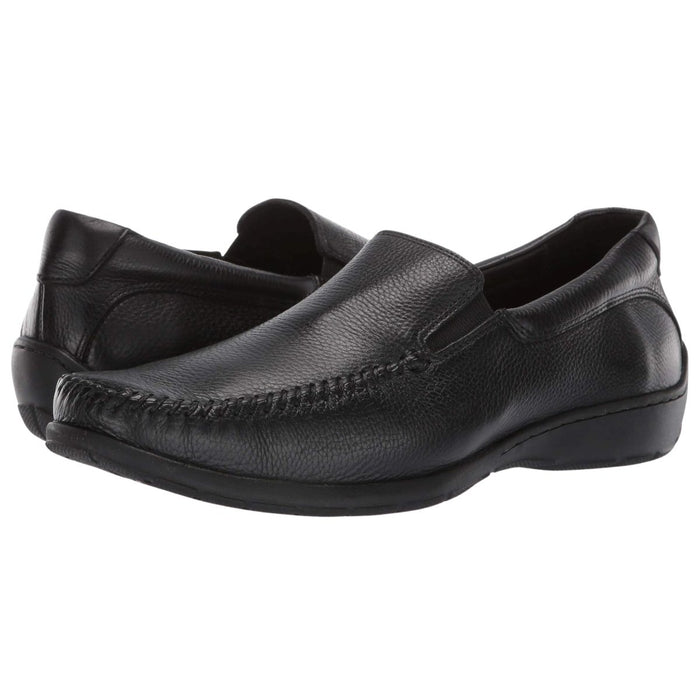 Johnston & Murphy Men's Crawfoord Venitian Black Leather - 3018718 - Tip Top Shoes of New York