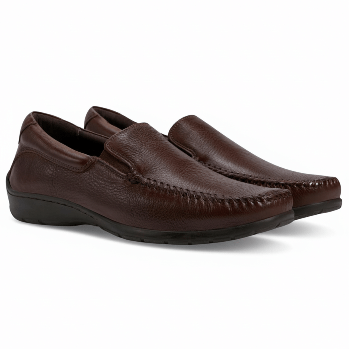 Johnston & Murphy Men's Crawfoord Venitian Mahogany Leather - 3018740 - Tip Top Shoes of New York